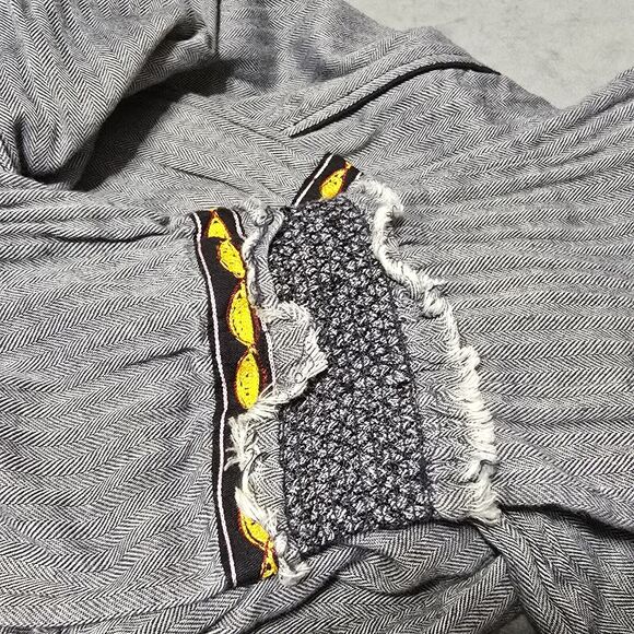 Luv 2 Luv Boho Long Sleeve Dress With Ties And Pockets, Size L - Picture 11 of 15